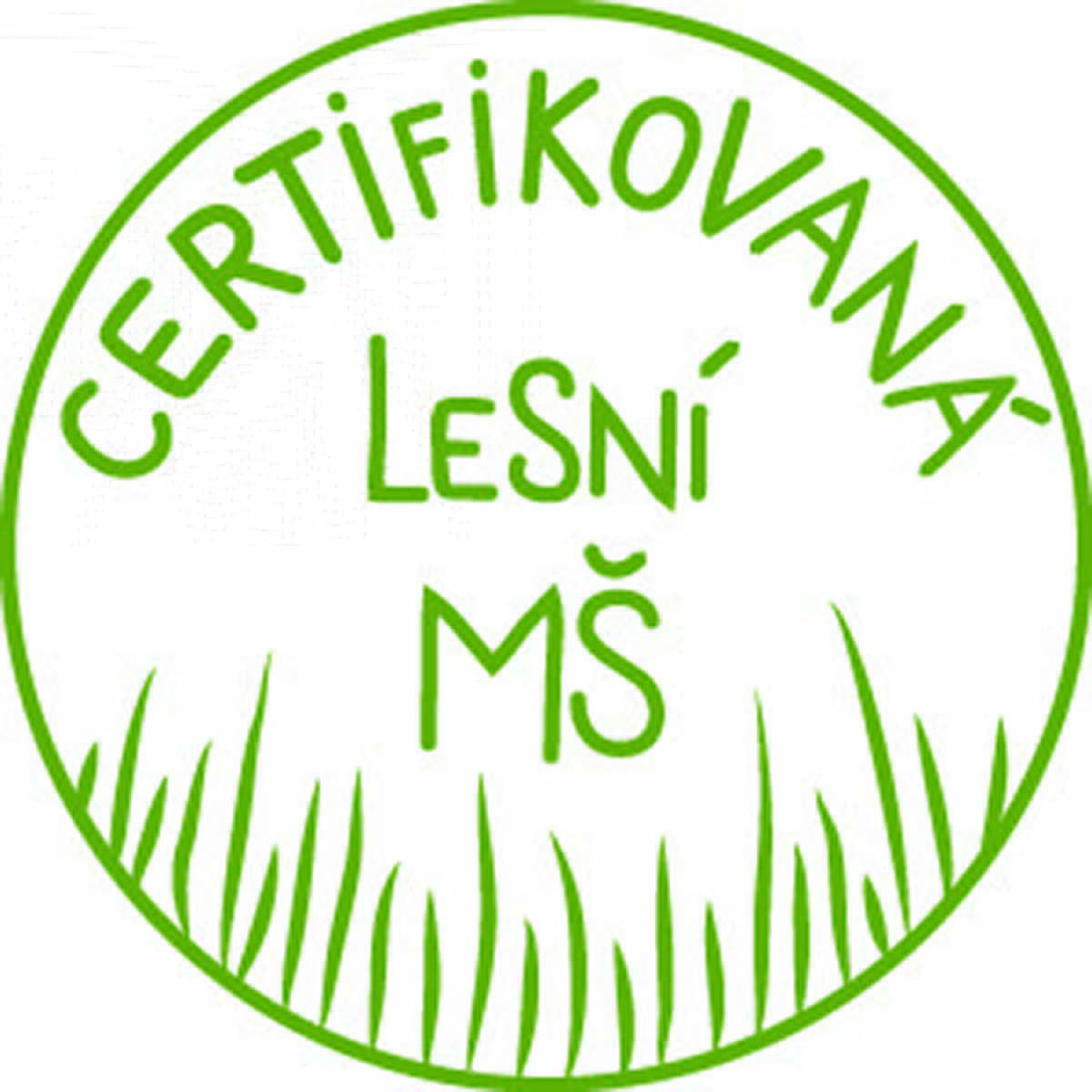 Certifikovaná lesní mateřská školka - razítko